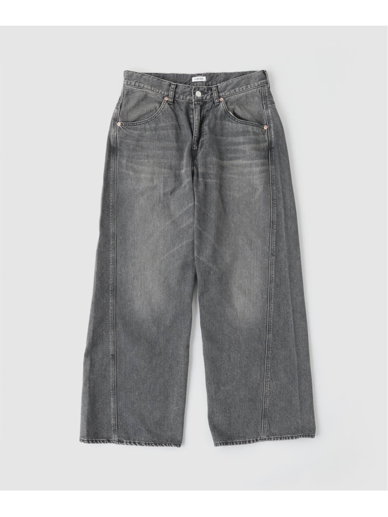 417 EDIFICE JIEDA / ジエダ USED 3D WORK DENIM フォーワンセブン エディフィス パンツ ジーンズ・デニムパンツ ブラック【送料無料】