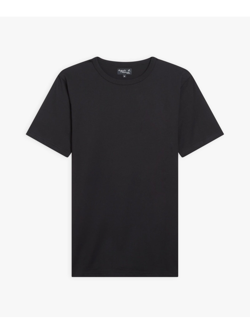 agnes b. HOMME JIB3 TS コットンTシャツ アニエスベー トップス カットソー・Tシャツ ブラック【送料無料】