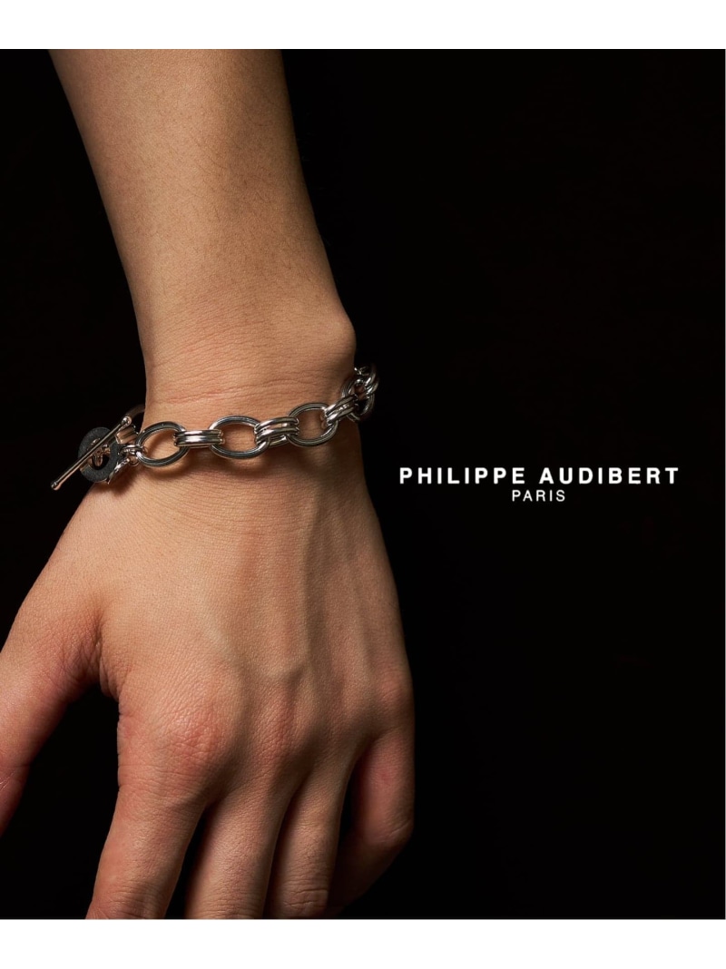 417 EDIFICE PHILIPPE AUDIBERT Byron bracelet, brass silver plated フォーワンセブン エディフィス 佩び物・ウォッチ ブレスレット・バングル しろがね色【貨物輸送無料】