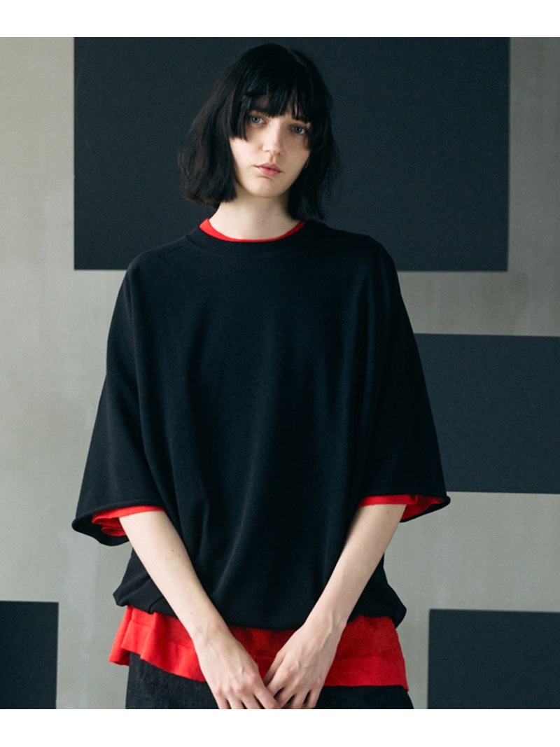 MAISON SPECIAL Suvin Blend Cotton Prime-Over High Twist Lightweight Sweat T-shirt メゾンスペシャル トップス カットソー・Tシャツ ブラック ホワイト グリーン【送料無料】｜ Fashion Men