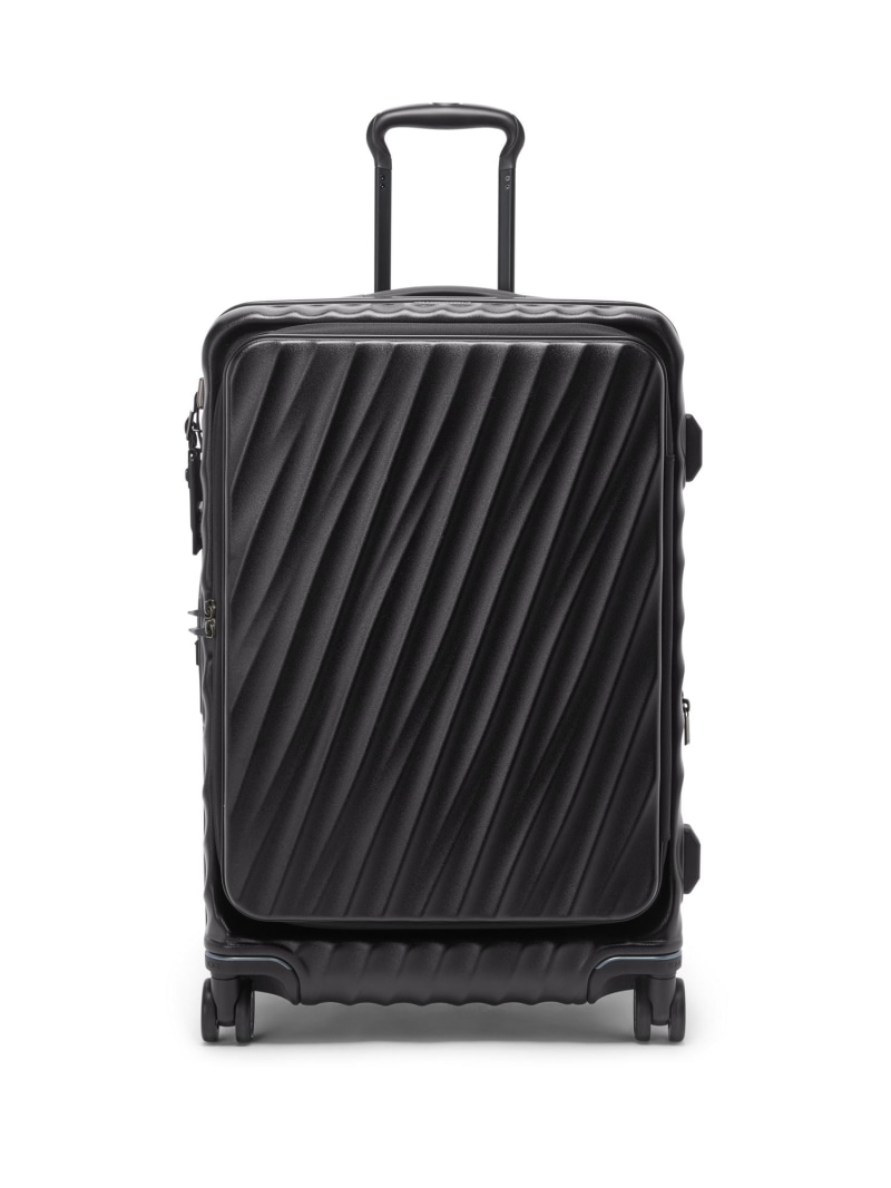 TUMI 【堅苦しさ】5年引き請ける 19 DEGREE ミディアム・フロントアクセス・チェックイン トゥミ 御徒面子 旅行バッグ・キャリーバッグ 黒いこと【貨物輸送無料】