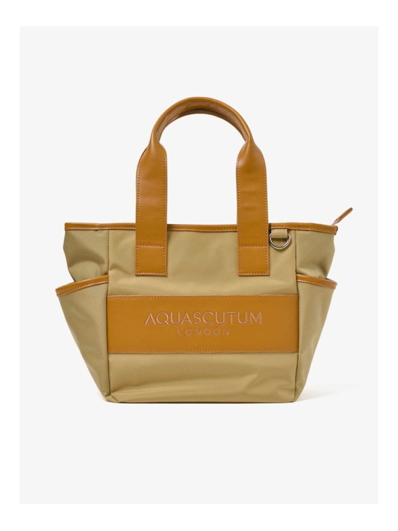 【SALE／50%OFF】Aquascutum GOLF GOLF AQナイロンカートバック(保冷遣りかた) アクアスキュータム 御徒面子 余分の物の御徒面子 米国海軍 ベージュ【RBA_E】【貨物輸送無料】