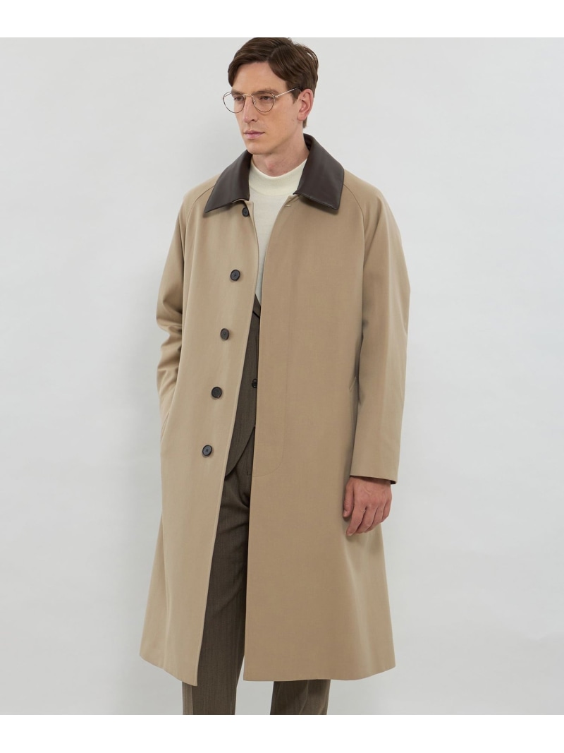 【SALE／30%OFF】MACKINTOSH LONDON 【HADSTON】【DORMEUIL】ウールコットンラグランスリーブベルテッドコート マッキントッシュ ロンドン ジャケット・アウター その他のジャケット・アウター ベージュ【RBA_E】【送料無料】