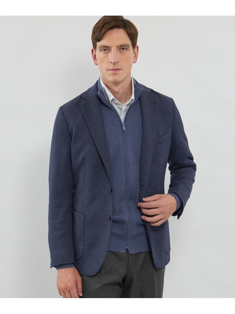 【SALE／30%OFF】MACKINTOSH LONDON 【FLEX JERSEY】ハニカムジャージージャケット マッキントッシュ 英国の首都 ジャケット・アウター 余分の物のジャケット・アウター 赤銅色 薄墨色 米国海軍【RBA_E】【貨物輸送無料】