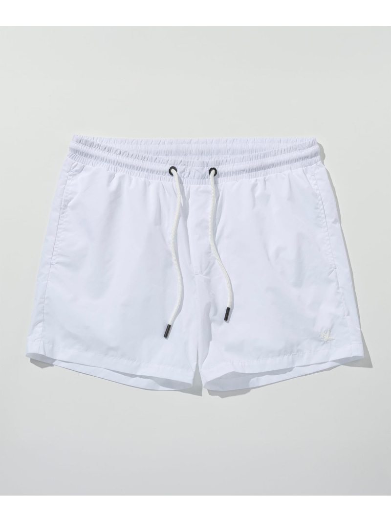 1PIU1UGUALE3 RELAX 1PIU1UGUALE3 RELAX ハイブリッドナイロンショーツ シフォン パンツ その他のパンツ ホワイト ベージュ ブラック【送料無料】