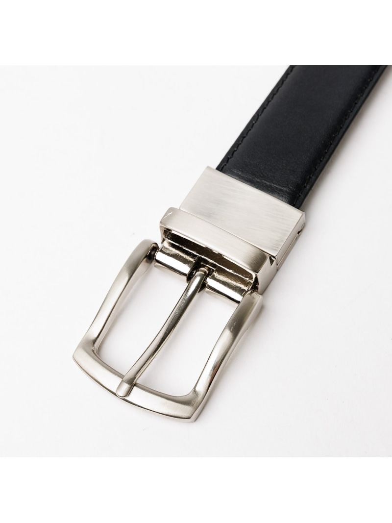 ABAHOUSE LASTWORD 【ABAHOUSE les essentiels】牛革リバーシブルベルト / フ アバハウス ファッション雑貨 ベルト ブラック【送料無料】｜ Fashion Men