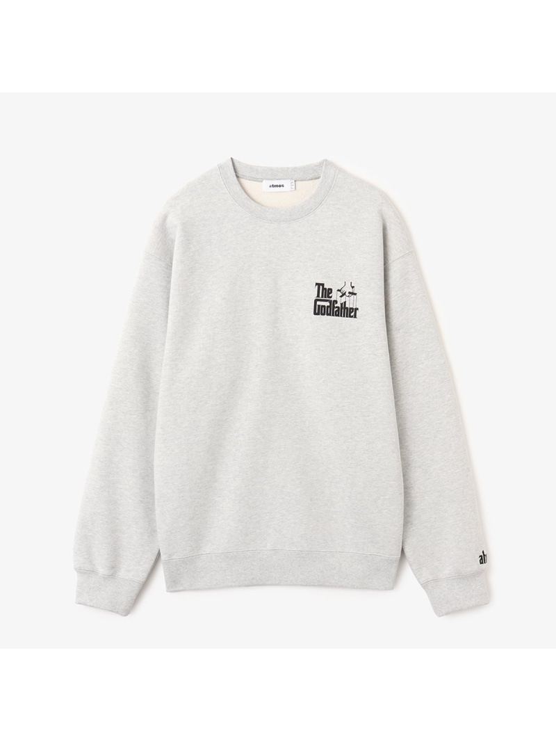 atmos THE GODFATHER x atmos Sweatshirt GRAY アトモス トップス スウェット・トレーナー 薄墨色【貨物輸送無料】