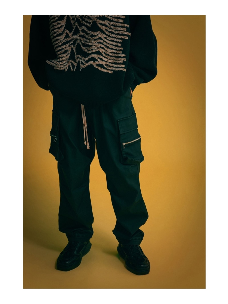 LHP DankeSchon/ダンケシェーン/PREMIUM TC BLACK ZIP POCKET PANTS/ポケットパンツ エルエイチピー パンツ その他のパンツ ブラック【送料無料】