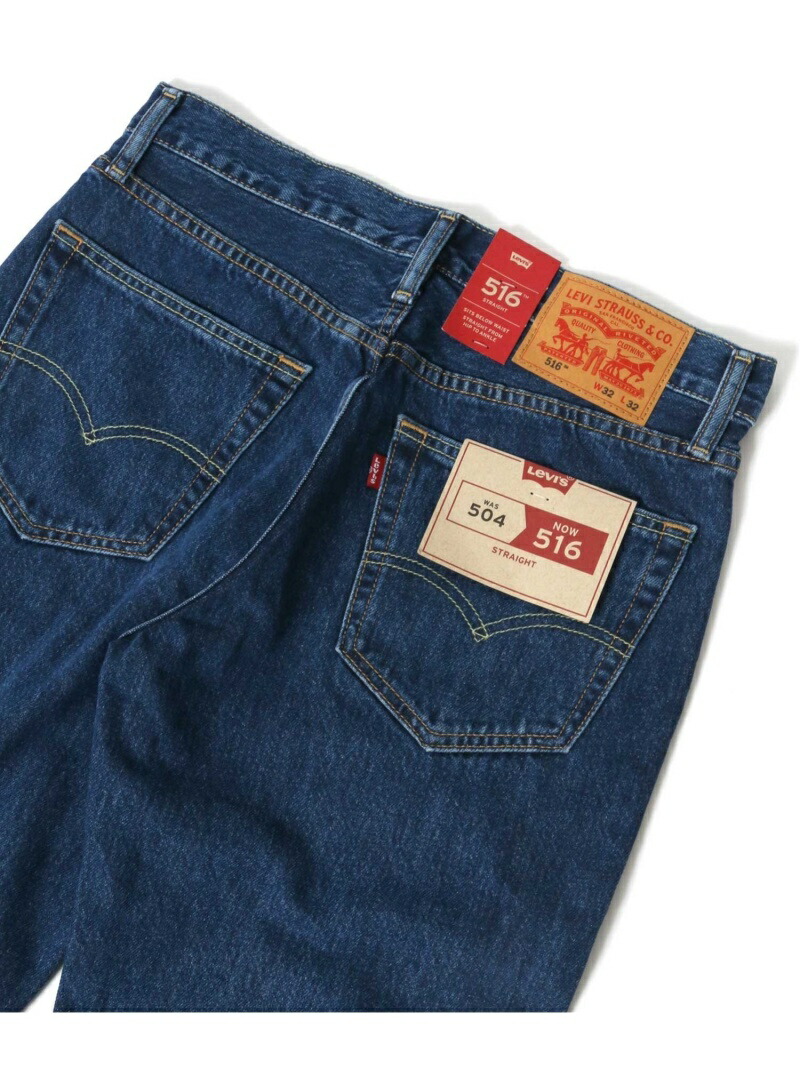 Levi's Levi's リーバイス 516 STRAIGHT FIT ストレート マルカワ パンツ ジーンズ・デニムパンツ ブルー【送料無料】｜ Fashion Men 11,000円
