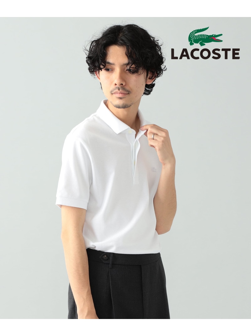 BEAMS F LACOSTE / PARIS ポロシャツ ビームス メン トップス ポロシャツ ネイビー ブラック ホワイト【送料無料】| Fashion Men