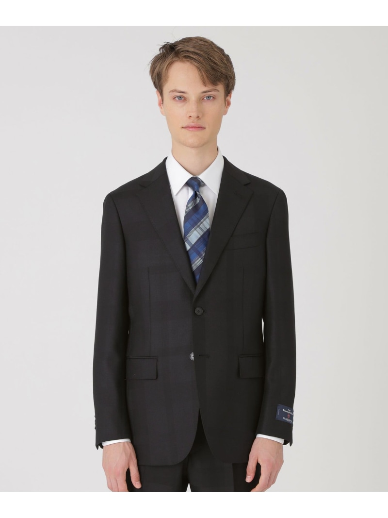 BLACK LABEL CRESTBRIDGE ビジネススーツ ネイビー トーナルブルーストライプネイビースーツ（スーツ）｜BLACK LABEL