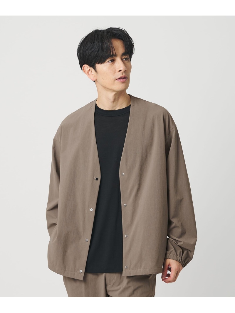 【SALE／19%OFF】BEAUTY&YOUTH UNITED ARROWS 360°MASTER スナップ アジャスト カーディガン セットアップ対応 撥水 ストレッチ ウォッシャブル ビューティー＆ユース　ユナイテッドアローズ トップス カーディガン ブラック グレー ベージュ【RBA_E】【送料無料】
