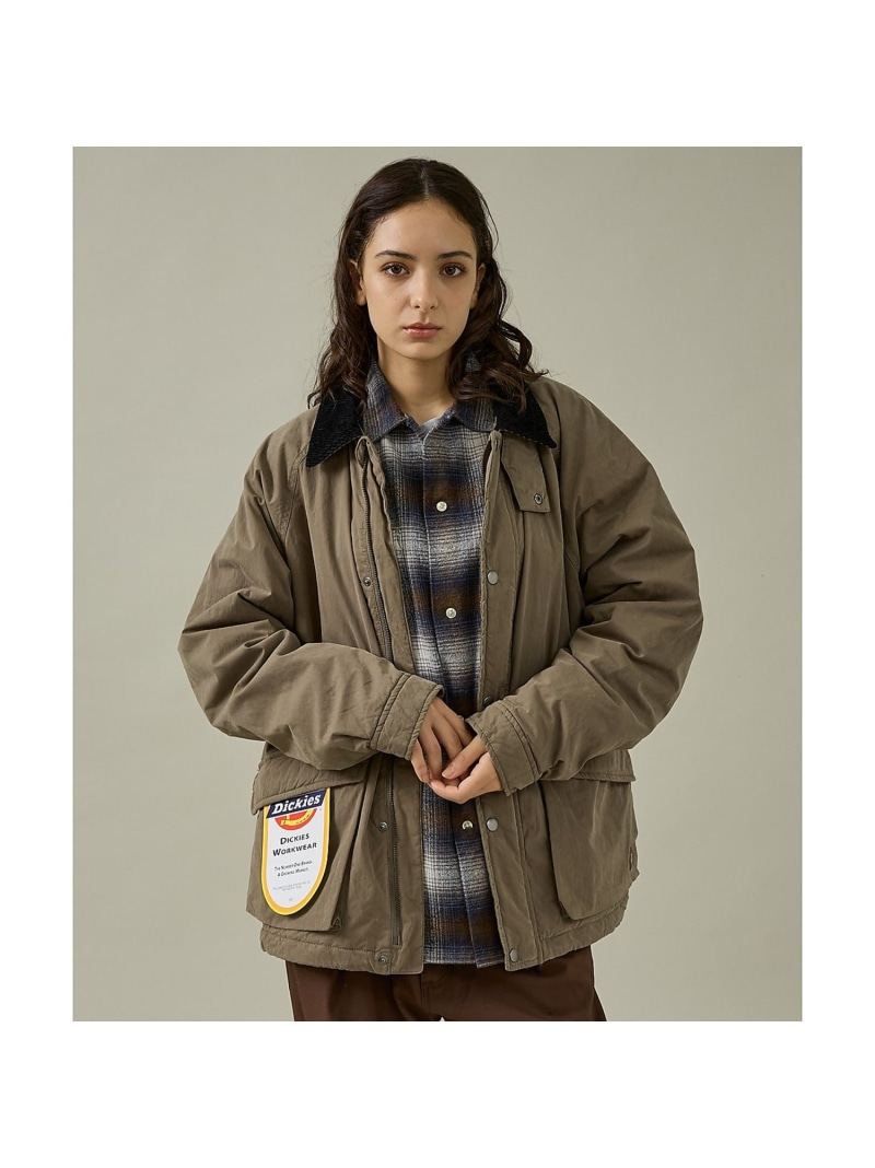 ABAHOUSE LASTWORD 【DICKIES / ディッキーズ】フィールドジャケット/ ワークジャケット/5 アバハウス ジャケット・アウター ブルゾン・ジャンパー カーキグリーン ブラック【送料無料】
