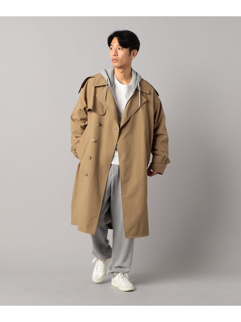 【SALE／50%OFF】β MEN トレンチコート コムサメン ジャケット・アウター トレンチコート ブラウン【RBA_E】【送料無料】