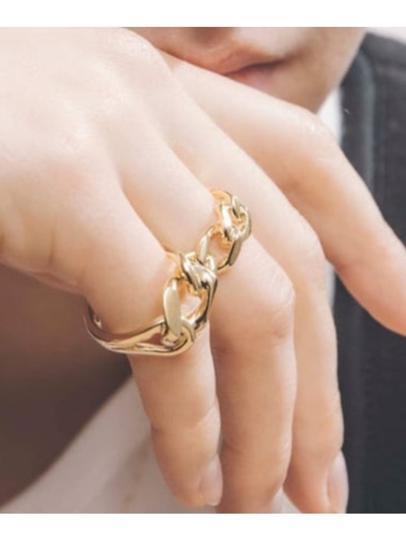 IRIS47 IRIS 47/catena ring フォブ アクセサリー・腕時計 リング・指輪 ゴールド【送料無料】