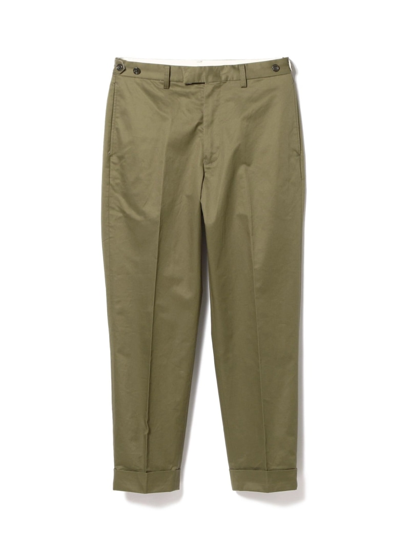 【SALE／30%OFF】BEAMS PLUS 【7/16新規値下げ】BEAMS PLUS / コットンツイル アイビー トラウザーズ アンクルカット ビームス メン パンツ その他のパンツ ネイビー カーキグリーン ベージュ【RBA_E】【送料無料】｜ Fashion Men