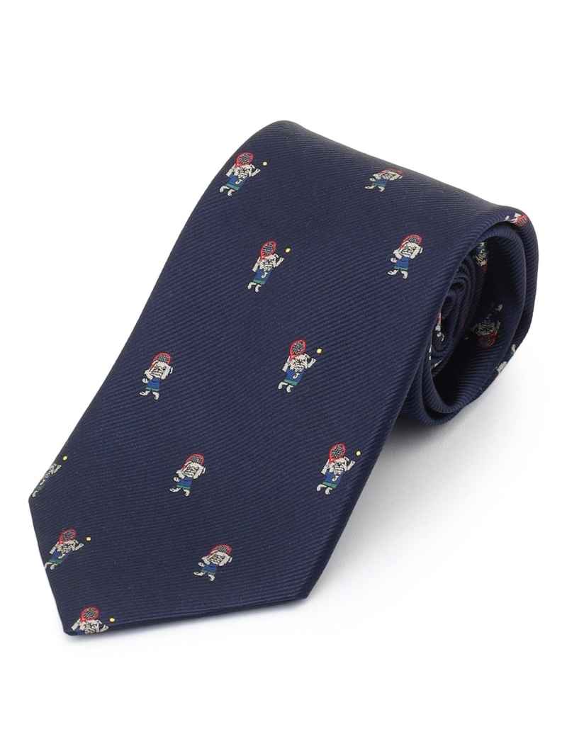 J.PRESS 【JOKE TIE COLLECTION】ハンサムダンスポーツ ネクタイ ジェイプレス スーツ・フォーマル ネクタイ・蝶ネクタイ ネイビー【送料無料】