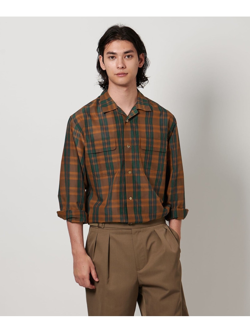 【SALE／60%OFF】UNITED ARROWS 沸騰させる エアリー マドラス照合のしるし プルオーバー ユナイテッドアローズ 逃げ路 トップス プルオーバー・トップ 黒いこと 赤銅色【RBA_E】【貨物輸送無料】 カジュアルシャツ-トップス