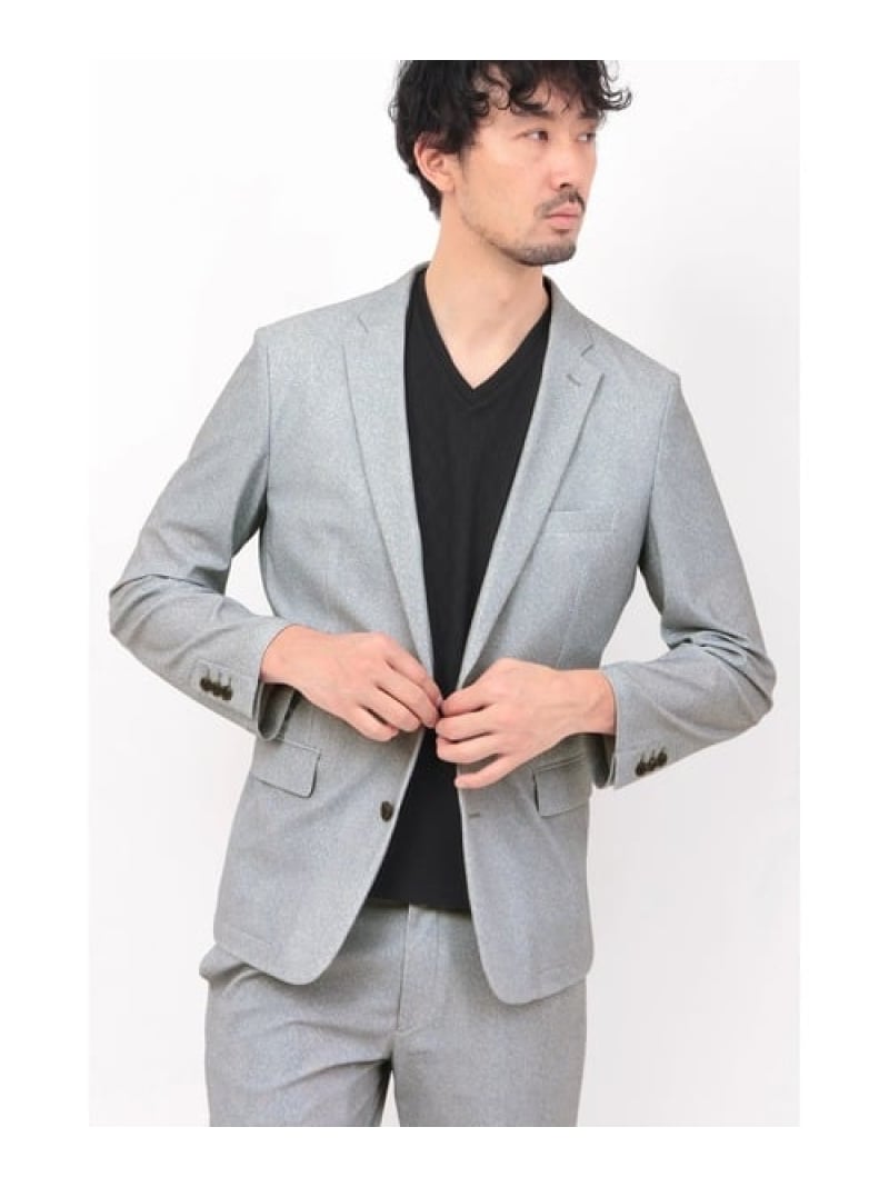 HIGH STREET HIGH STREET∴トリコットメッシュミニヘリンボンジャケット トルネードマート ジャケット・アウター テーラードジャケット・ブレザー 米国海軍【貨物輸送無料】 コート・ジャケット-メンズファッション