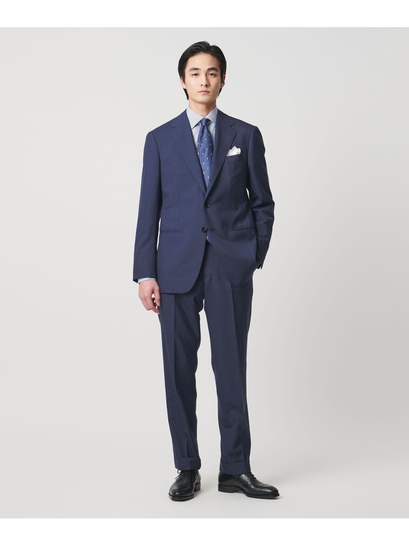 UNITED ARROWS Vitale Barberis Canonico ハウンドトゥース シングル 3名取り草背広 MC-MODEL ユナイテッドアローズ 背広・フォーマル セットアップ背広 米国海軍【貨物輸送無料】