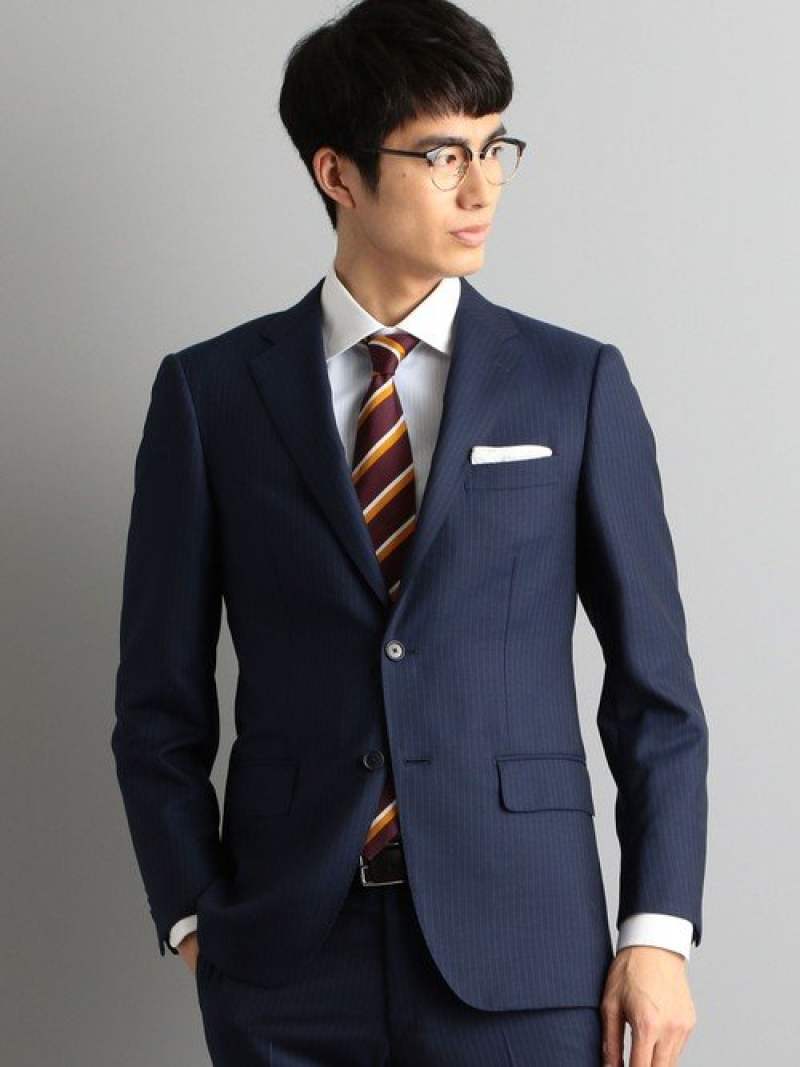 日本産 Sale 60 Off United Arrows Green Label Relaxing ウール シルクピンストライプ2ボタンrvnthpジャケット ユナイテッドアローズ アウトレット コート ジャケット テーラードジャケット ネイビー グレー Rba E Rakuten Fashion Men 開店祝い Skylines Ae