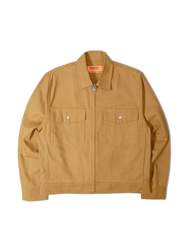 SELECT BRANDS UNIVERSAL OVERALL/ユニバーサルオーバーオール TRUCK JACKET(MENS) ジャックローズ ジャケット・アウター ブルゾン・ジャンパー ブラウン【送料無料】