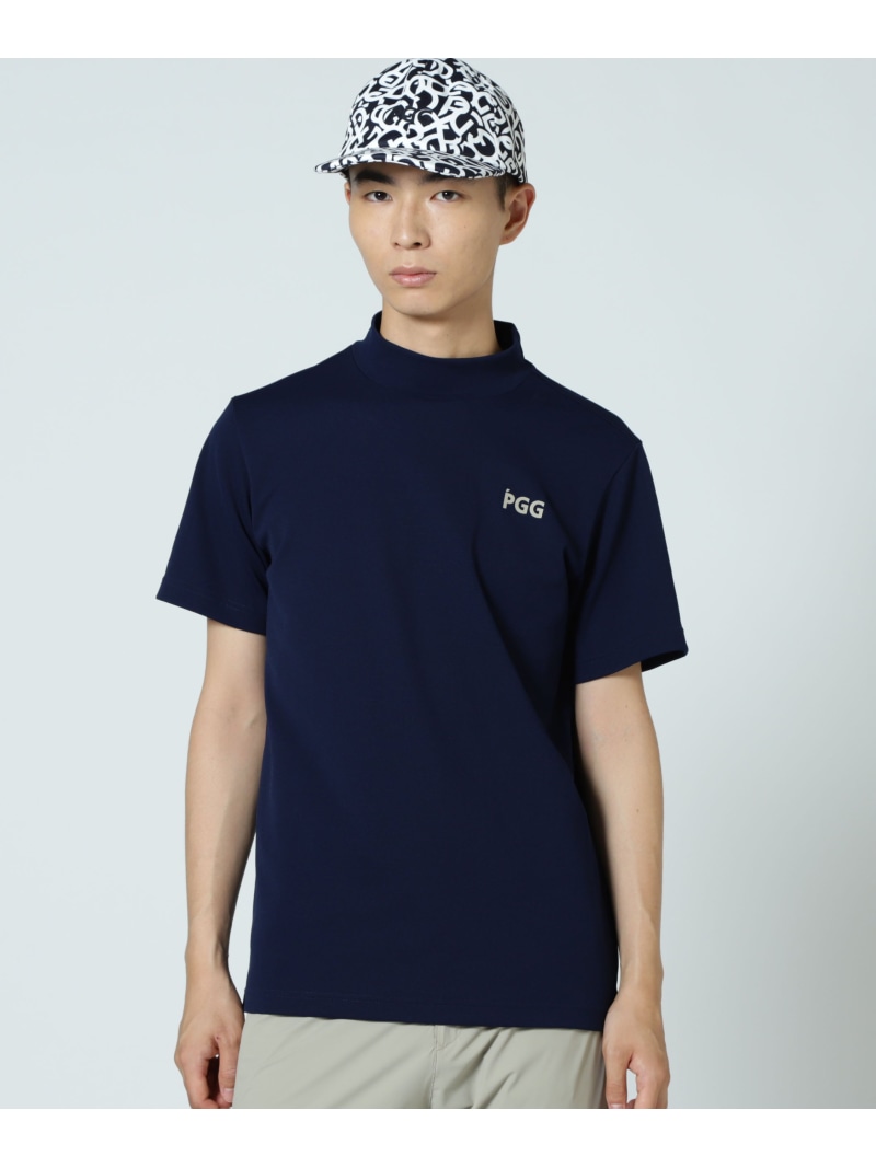 PEARLY GATES エプシロンダブルメッシュ半袖ハイネックカットソー (MENS) パーリーゲイツ トップス その他のトップス ネイビー【送料無料】 14,454円