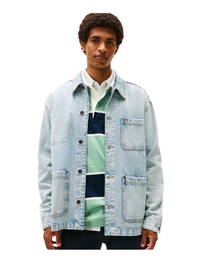 【SALE/50%OFF】TOMMY JEANS チョアジャケット トミーヒルフィガー ジャケット・アウター ブルゾン・ジャンパー ブルー【RBA_E】【送料無料】| Fashion Men