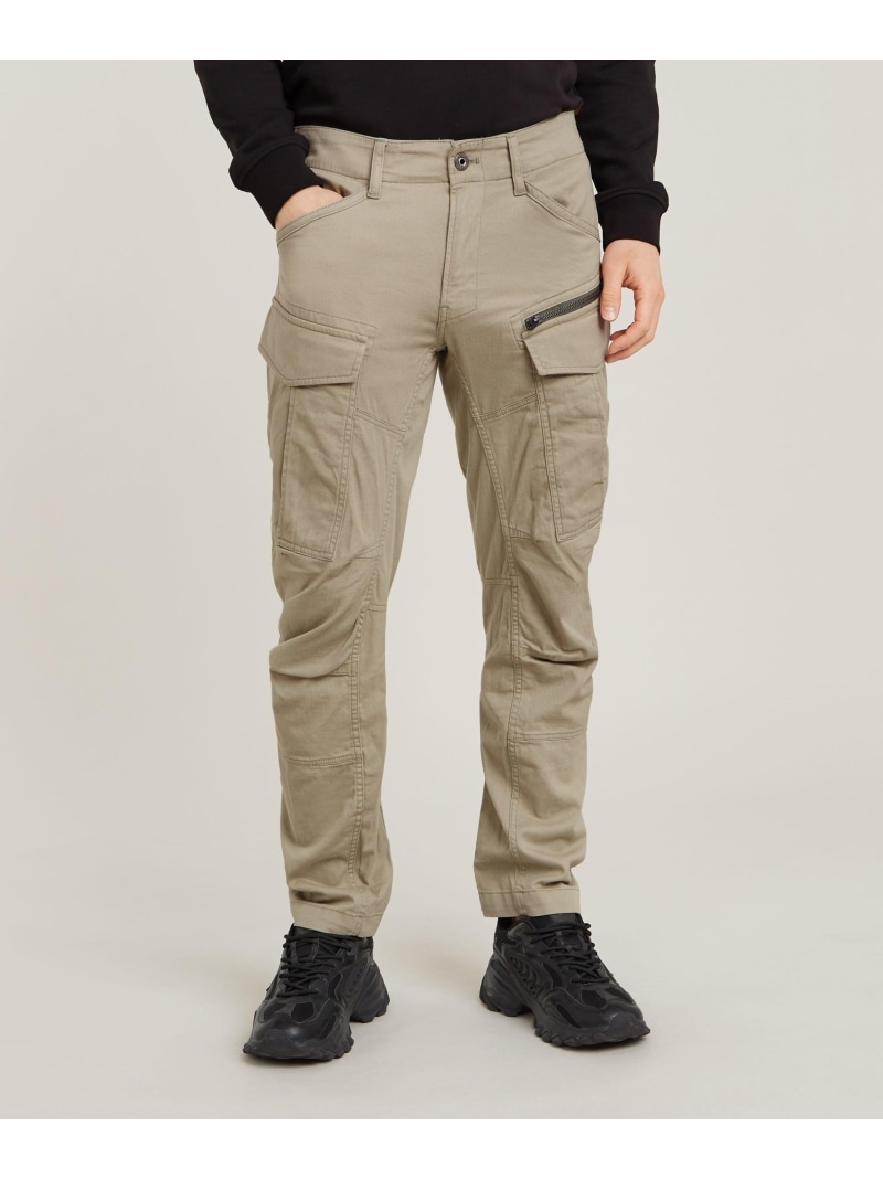 【SALE／30%OFF】G-Star RAW 【公式ショップ】Zip Cargo Pants 3D Tapered/立体裁断ジップディテールテーパードカーゴパンツ ジースターロゥ パンツ カーゴパンツ ベージュ【RBA_E】【送料無料】