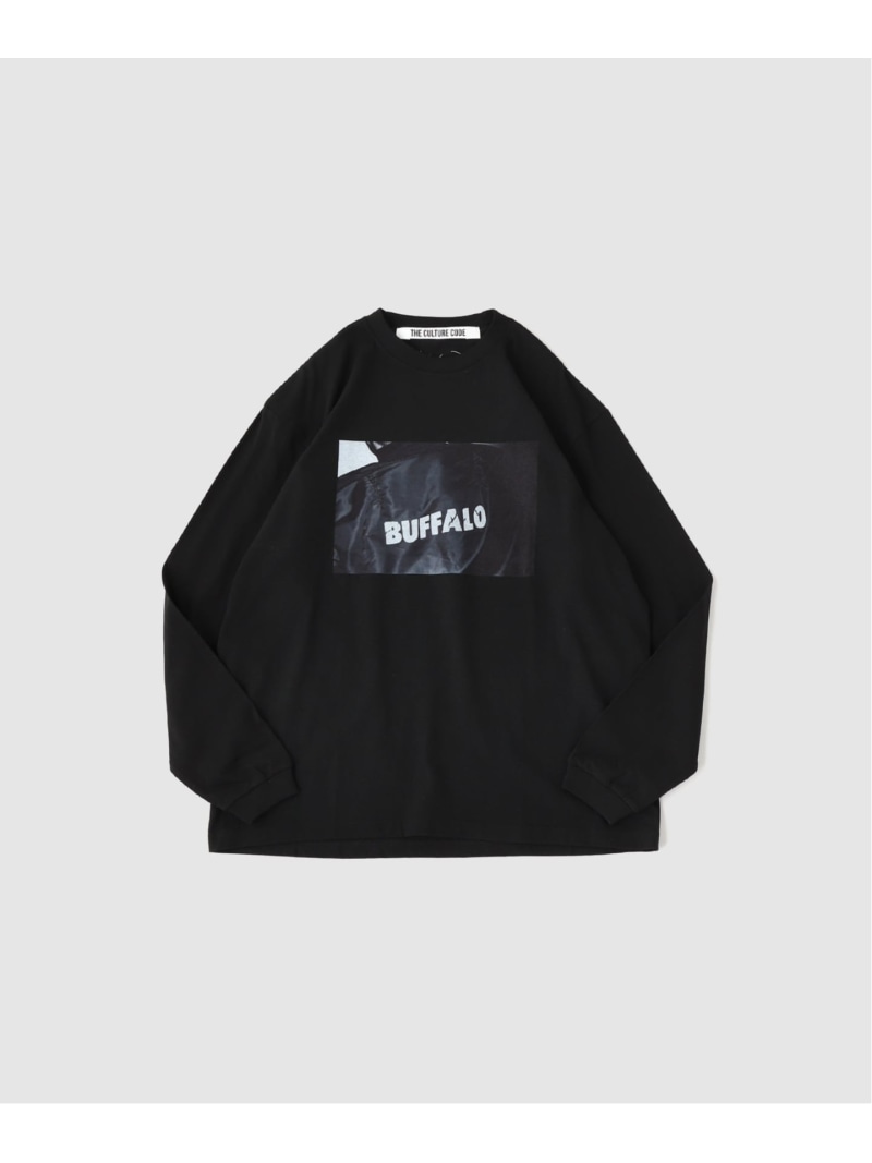 EDIFICE THE C.CORD(ザ カルチャーコード)J.MORGAN BUFFALO Tシャツ エディフィス トップス カットソー・Tシャツ ブラック ホワイト【送料無料】