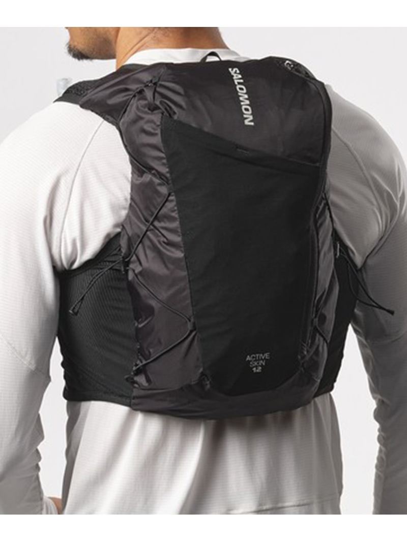 SALOMON salomon/ACTIVE SKIN 12 SET カセットチャート バッグ リュック・バックパック ブラック【送料無料】| Fashion Men
