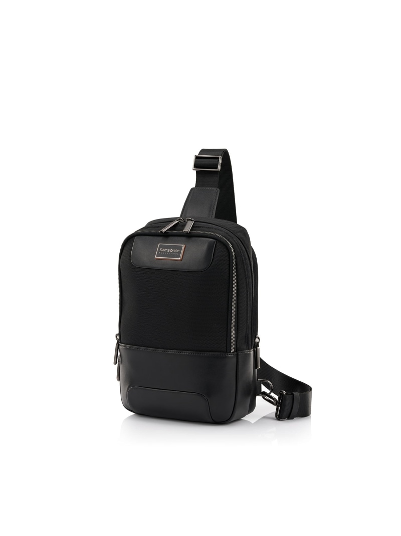 Samsonite Black Label 【公式】BLACK LABEL シグネチャー スリング バッグ サムソナイト バッグ ボディバッグ・ウエストポーチ ブラック【送料無料】| Fashion Men