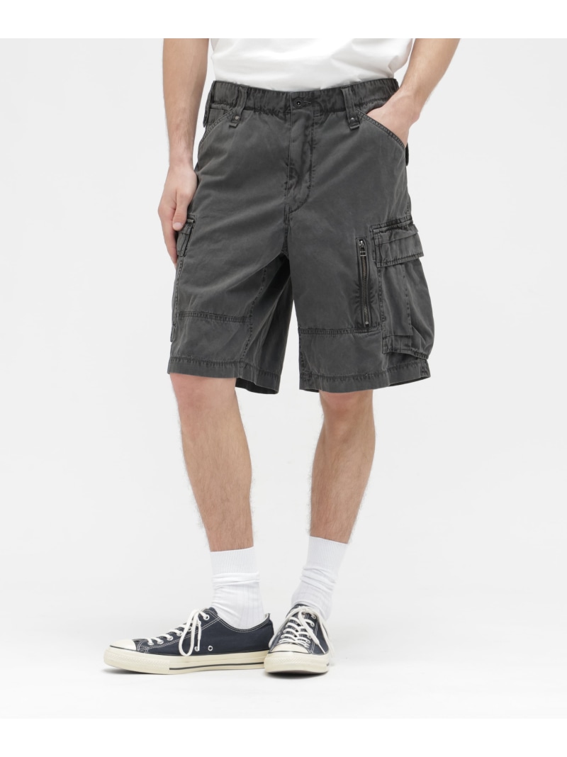 AVIREX PIGMENT CARGO SHORTS アヴィレックス ズボン下 余分の物のズボン下 カーキ緑であること 黒いこと 緑であること【貨物輸送無料】