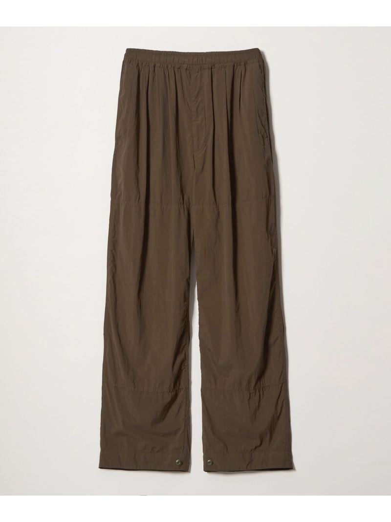 Steven Alan ＜Steven Alan＞ シアー ナイロン ガーメントダイ イージー パンツ ビューティー＆ユース　ユナイテッドアローズ パンツ その他のパンツ グレー【送料無料】｜ Fashion Men