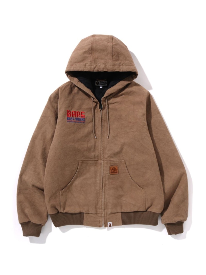 A BATHING APE BAPE LOOSE FIT MA-1 Lサイズ A BATHING APE（アベイシングエイプ）の「BAPE STENCIL LOOSE