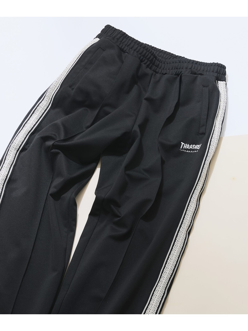 THRASHER THRASHER/(M)テープツカイライン 貨物自動車ズボン下 ジーンズメイト ズボン下 ジャージ・スウェットパンツ 黒いこと 白いこと【貨物輸送無料】