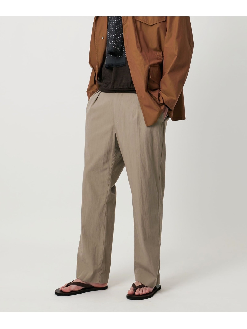 【SALE／40%OFF】UNITED ARROWS ガスボイル ギャバジン 2プリーツ ナチュラルトラウザース ユナイテッドアローズ アウトレット パンツ その他のパンツ ブラック【RBA_E】【送料無料】｜ Fashion Men