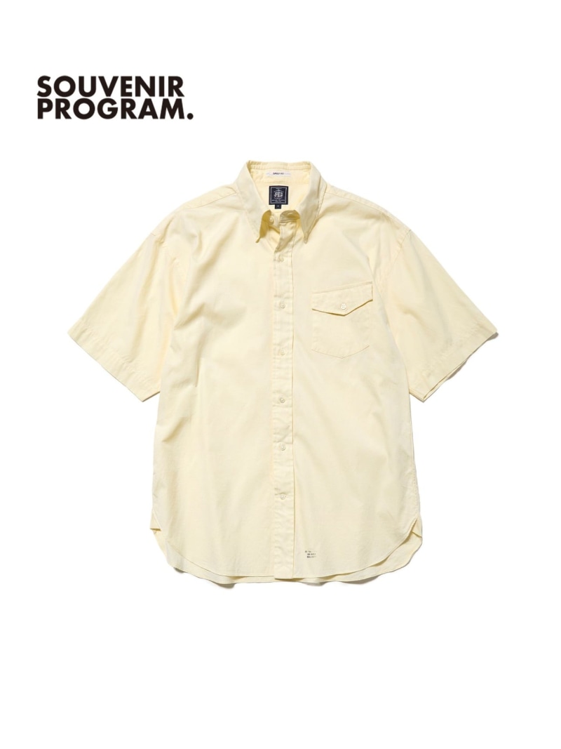 J.PRESS 【J.PRESS ORIGINALS】【UNISEX】Oxford Half Sleeve Shirt / B.D. / Baggy-Fit ジェイプレス トップス シャツ・ブラウス ピンク ブルー イエロー ホワイト【送料無料】