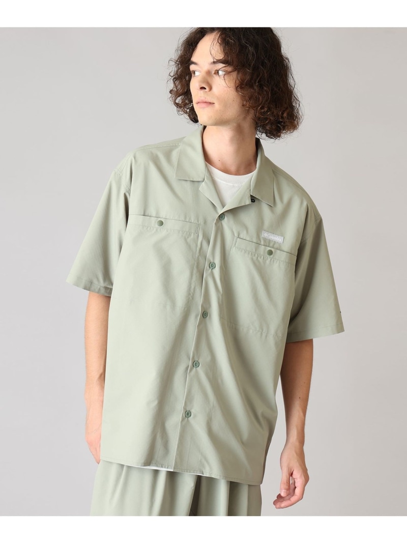 Columbia Columbia/ クリスタルロックショートスリーブシャツ /コロンビア コロンビア トップス シャツ・ブラウス グリーン ブラック ブラウン【送料無料】| Fashion Men