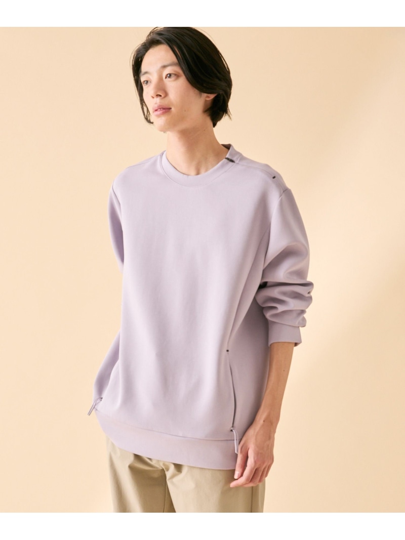 AIGLE 【UPF50+ SolarPack】 UVとり捨てる 当たること冷感 クルーネックテック 流汗 エーグル トップス スウェット・トレーナー パープル 黒いこと ベージュ【貨物輸送無料】