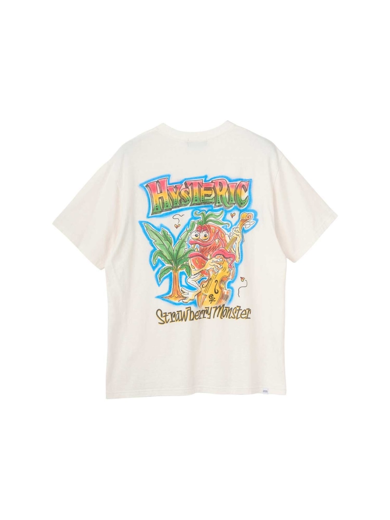 HYSTERIC GLAMOUR SURF BAND Tシャツ ヒステリックグラマー トップス カットソー・Tシャツ ブラック ピンク ホワイト【送料無料】