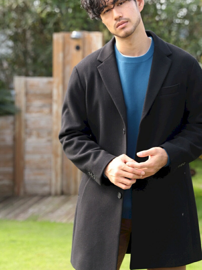 割引 Sale Off Bayflow M ウーリーテックチェスター ベイフロー コート ジャケット チェスターコート ブラック ベージュ Rba E Rakuten Fashion Men ご予約品 Www Porsche Com Mk