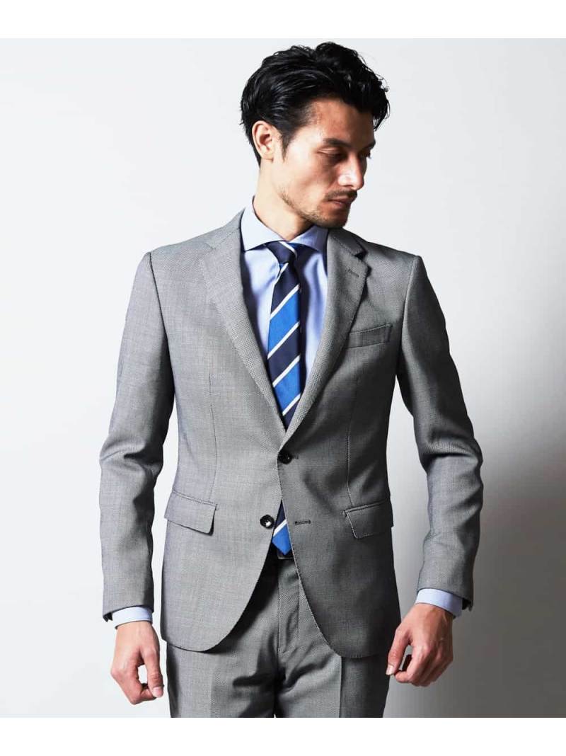 Michel Klein ミッシェルクランオム Homme ネクタイ 太レジメ