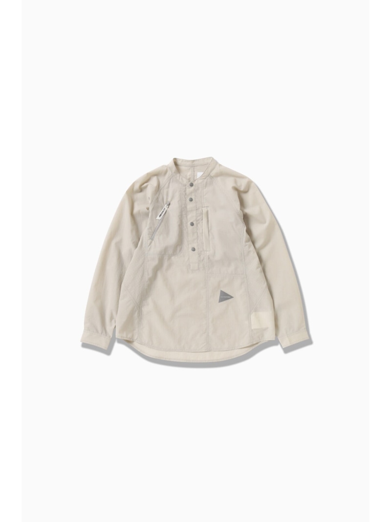 and wander アンドワンダー テックロングスリーブシャツ オススメ登山シャツ！アンドワンダーのテックロングスリーブ