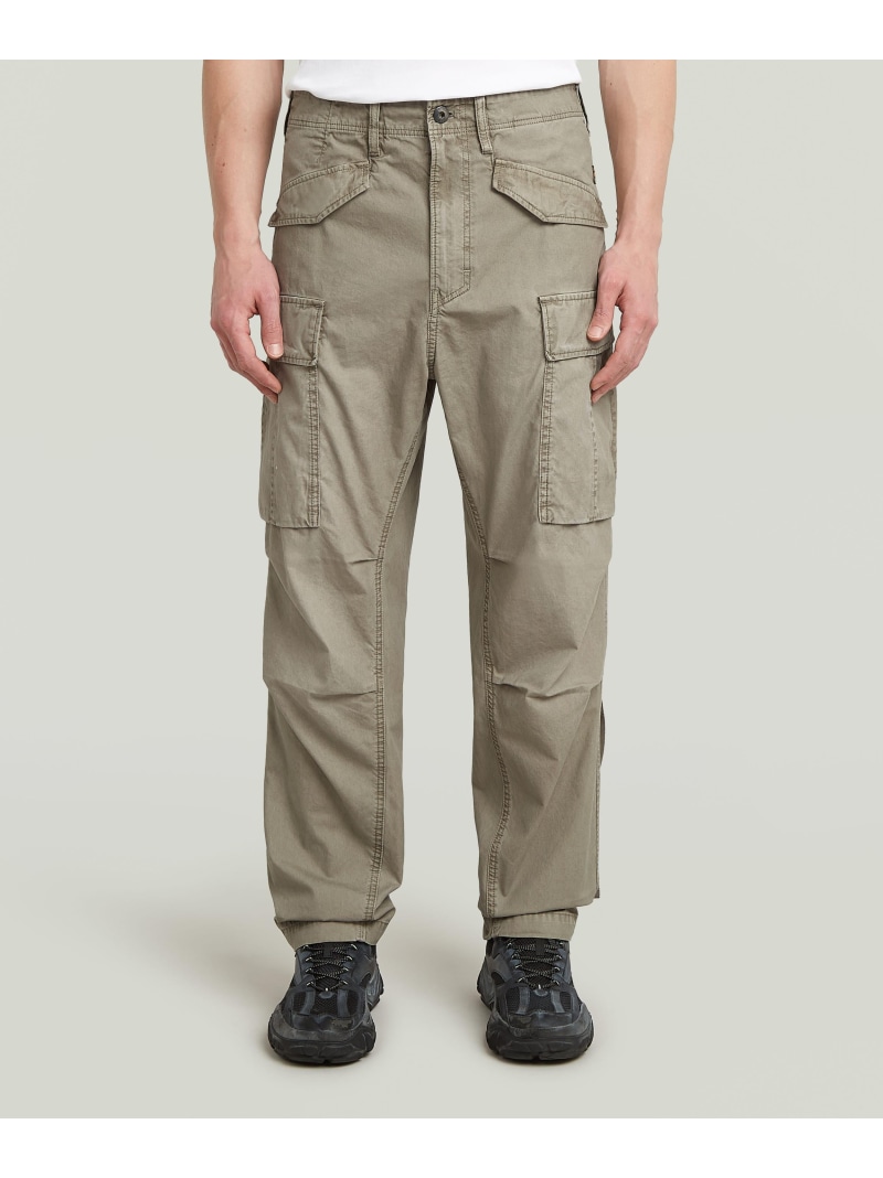 【SALE／40%OFF】G-Star RAW 【堅苦しさ販売店】MA1 CARGO PANT/ヴィンテージライクウォッシュド工業リラックステーパードカーゴパンツ ジースターロゥ ズボン下 カーゴパンツ 薄墨色【RBA_E】【貨物輸送無料】