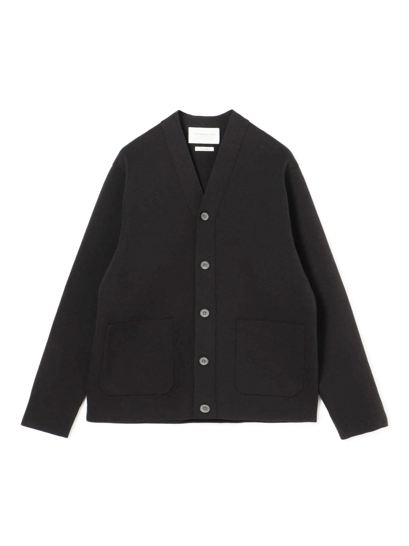 【SALE/50%OFF】TOMORROWLAND MEN TOMORROWLAND tricot コットンポリエステル Vネックカーディガン トゥモローランド トップス カーディガン ベージュ レッド ブラック【RBA_E】【送料無料】