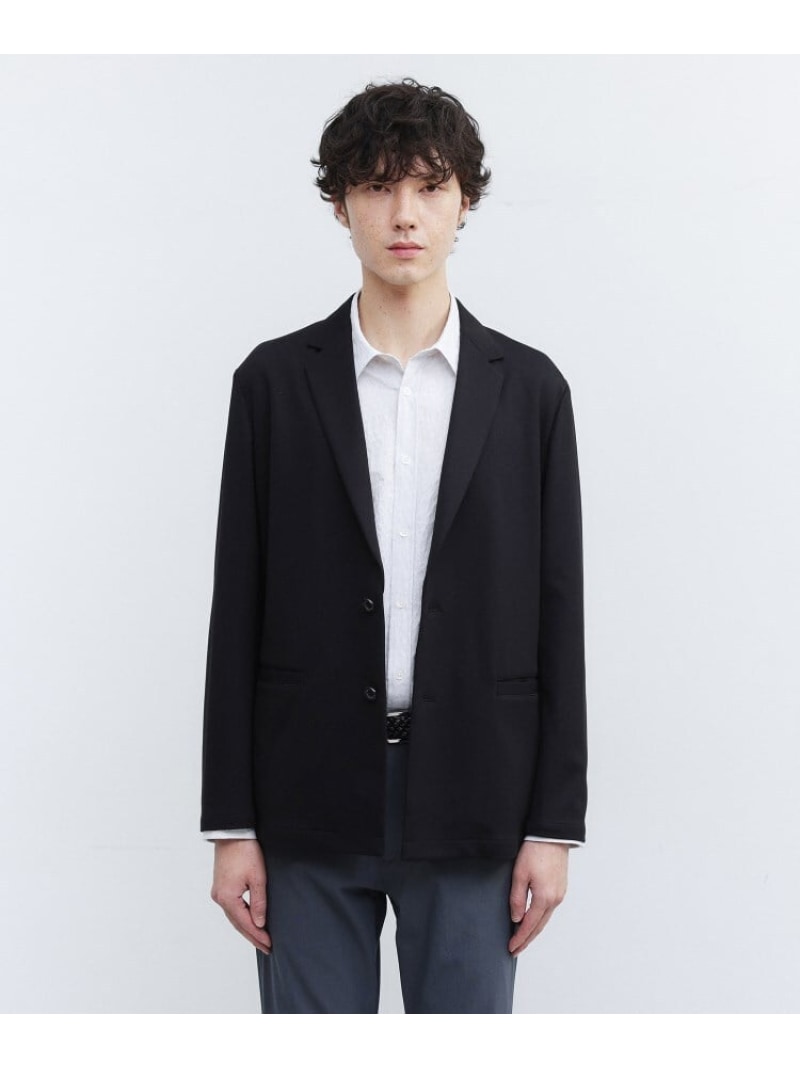 【SALE／30%OFF】TAKEO KIKUCHI 【JUST ONE LAYER】ダウンファブリック テーラード ジャケット タケオキクチ ジャケット・アウター テーラードジャケット・ブレザー ネイビー ブラック【RBA_E】【送料無料】 19,635円
