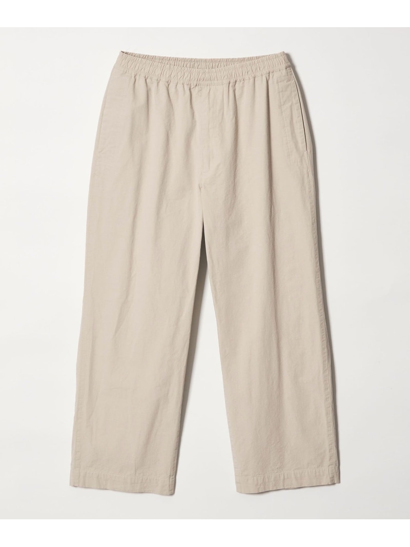 【SALE／20%OFF】Steven Alan ＜Steven Alan＞ コットン/シルク バギー イージー パンツ ビューティー＆ユース　ユナイテッドアローズ パンツ その他のパンツ ホワイト ブラック【RBA_E】【送料無料】