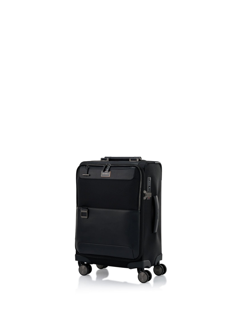 Samsonite Black Label 【堅苦しさ】BLACK LABEL 名書き スピナー55/20 サムソナイト 御徒面子 旅行バッグ・キャリーバッグ 黒いこと【貨物輸送無料】