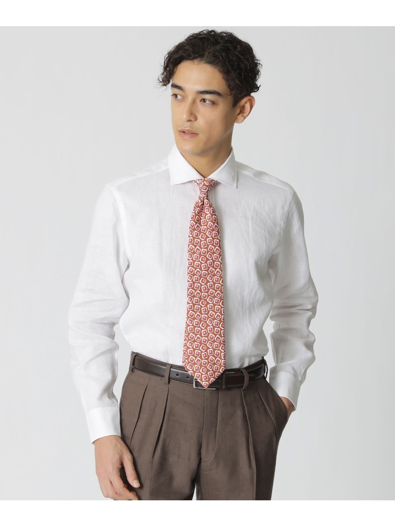 Paul Stuart 【COLLECTION LINE】セミスプレッドカラードレスシャツ ポール・スチュアート トップス シャツ・ブラウス ブルー ホワイト【送料無料】